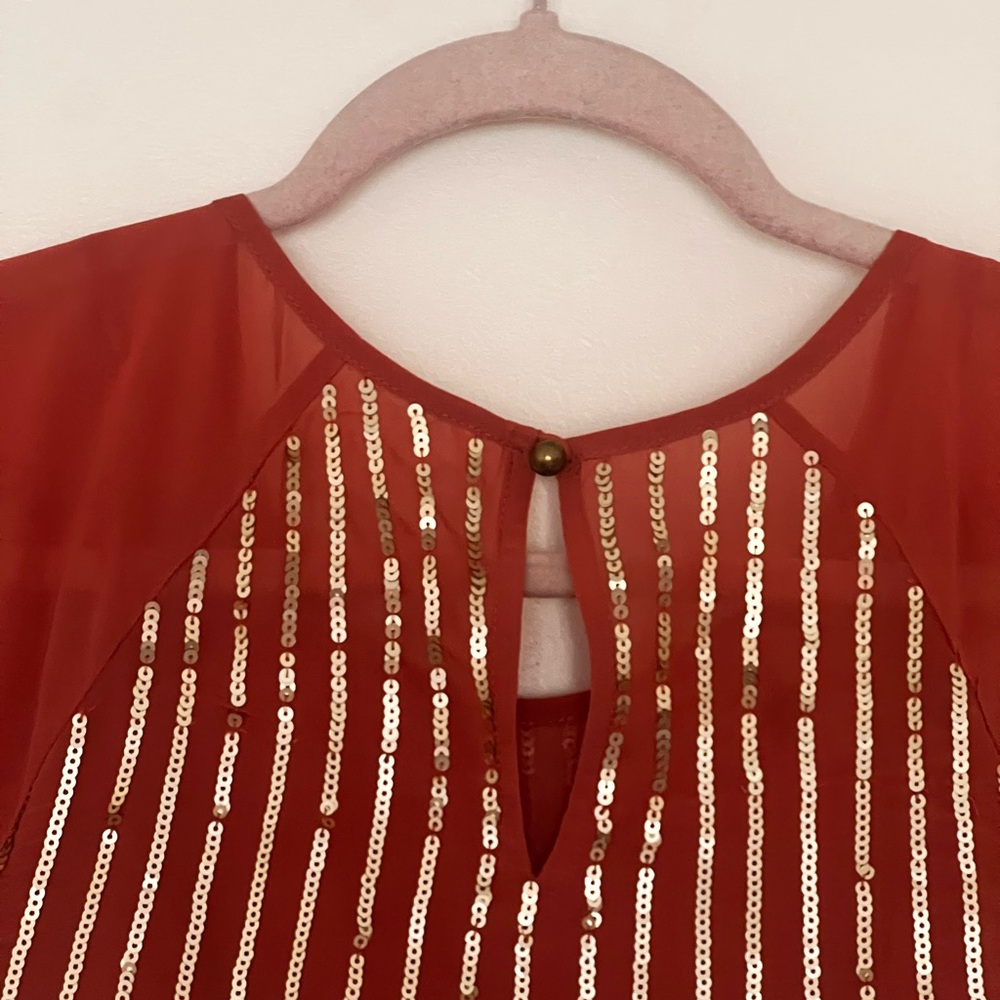 Free People Pink Sundress with Raglan Sleeves and Crew Neck - Picture 3 of 6